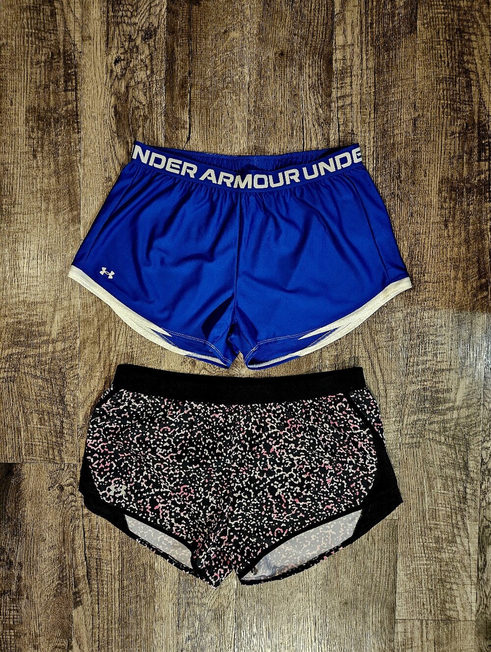 NWT Under Armour Bundle Of #2 Blue & Wht And Pink & Blk Both Size XL - Picture 2 of 7